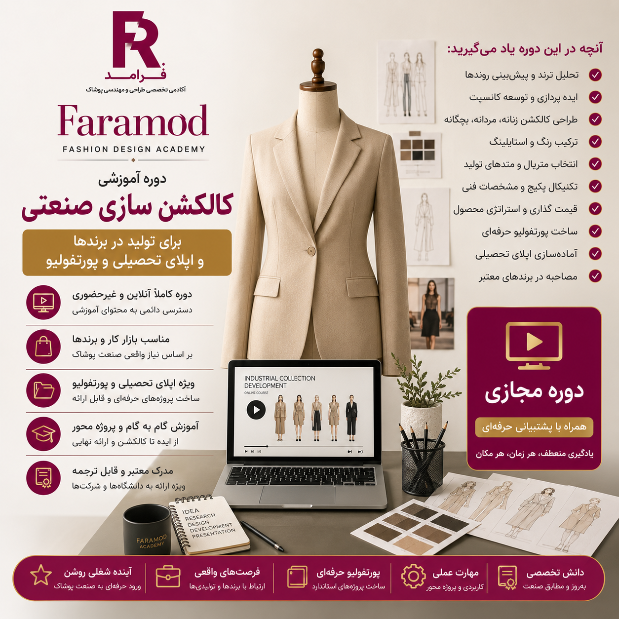 اولترا مد: کالکشن صنعتی با پورتفولیو حرفه ای برای فعالیت در برندها